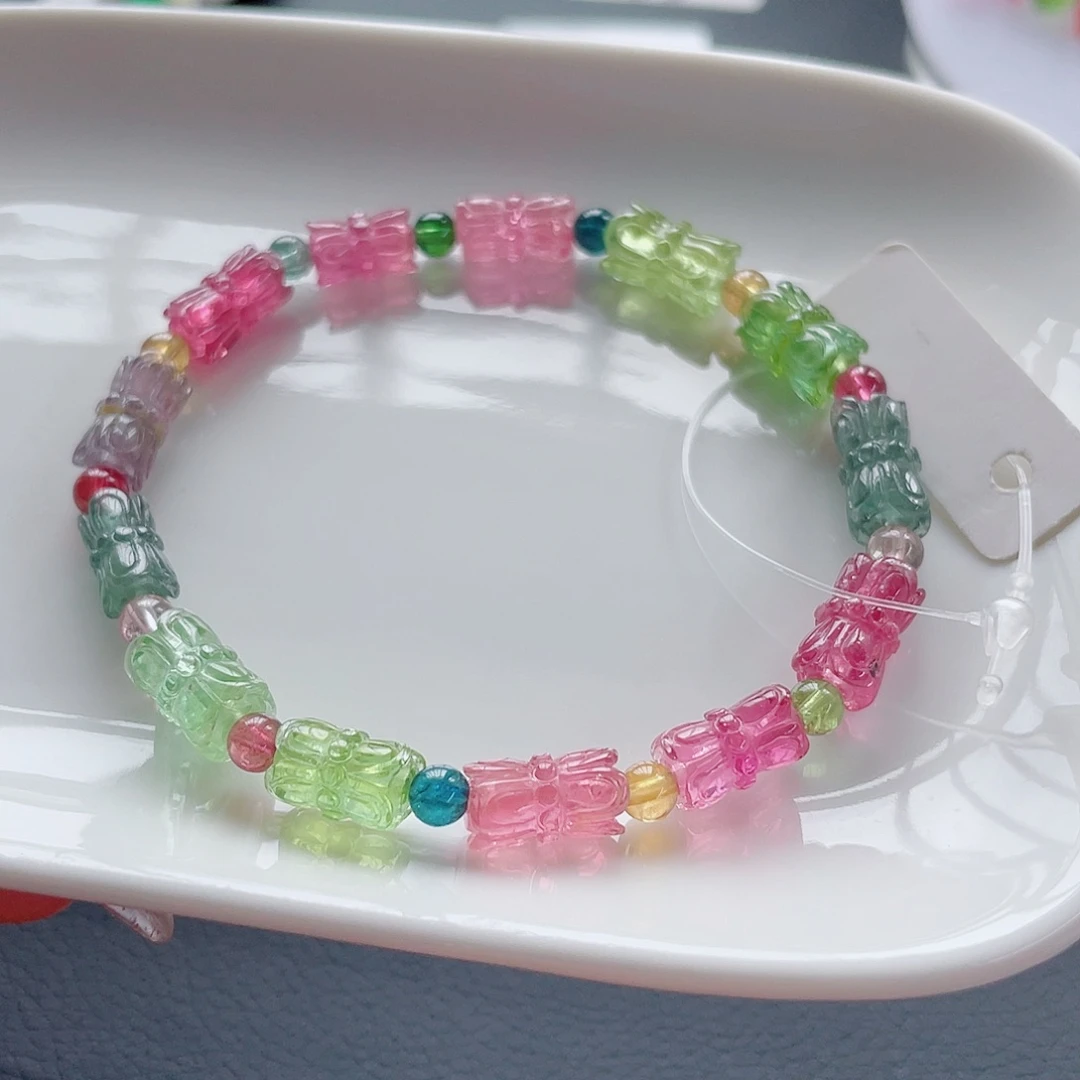 未镶嵌手链碧玺碧玺手链