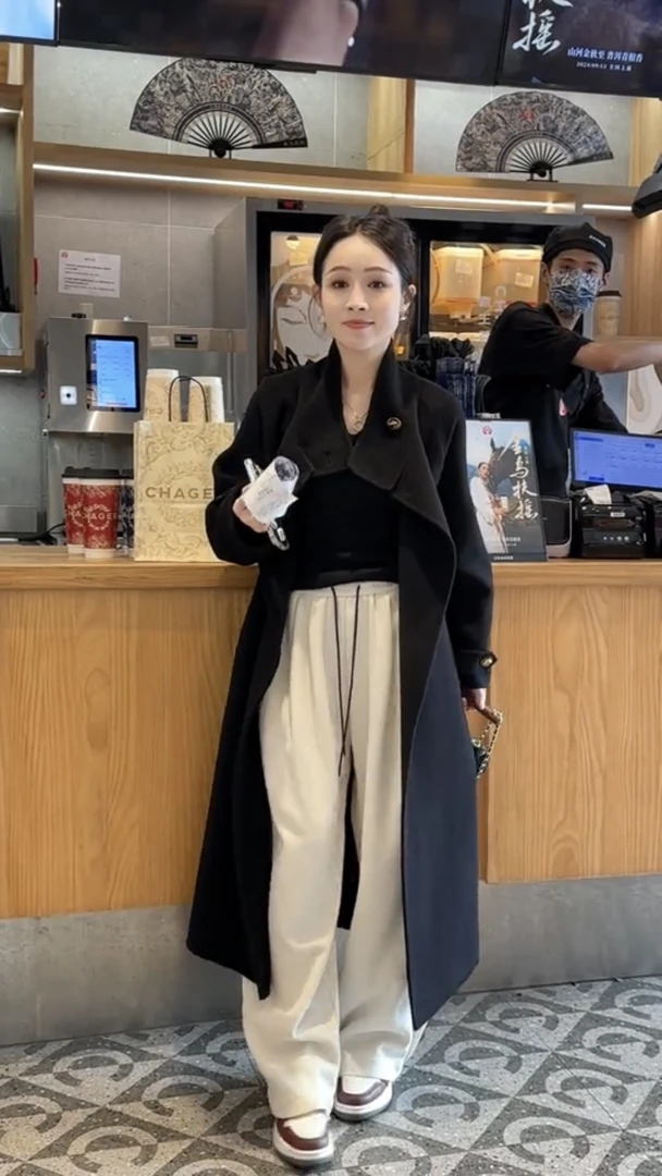 小小酱休闲裤垂感卫裤女2025宽松休闲裤卫裤