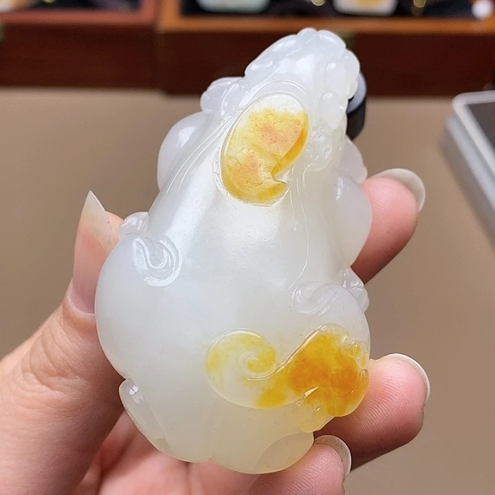 和田玉挂件未镶嵌风*野F