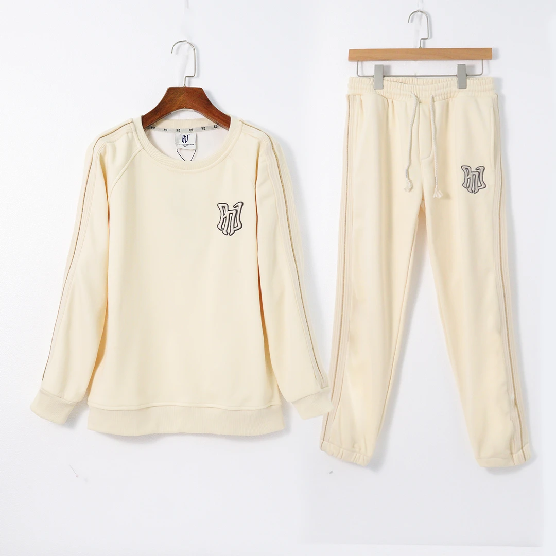 情侣款休闲百搭加绒加厚卫衣卫裤套装3160