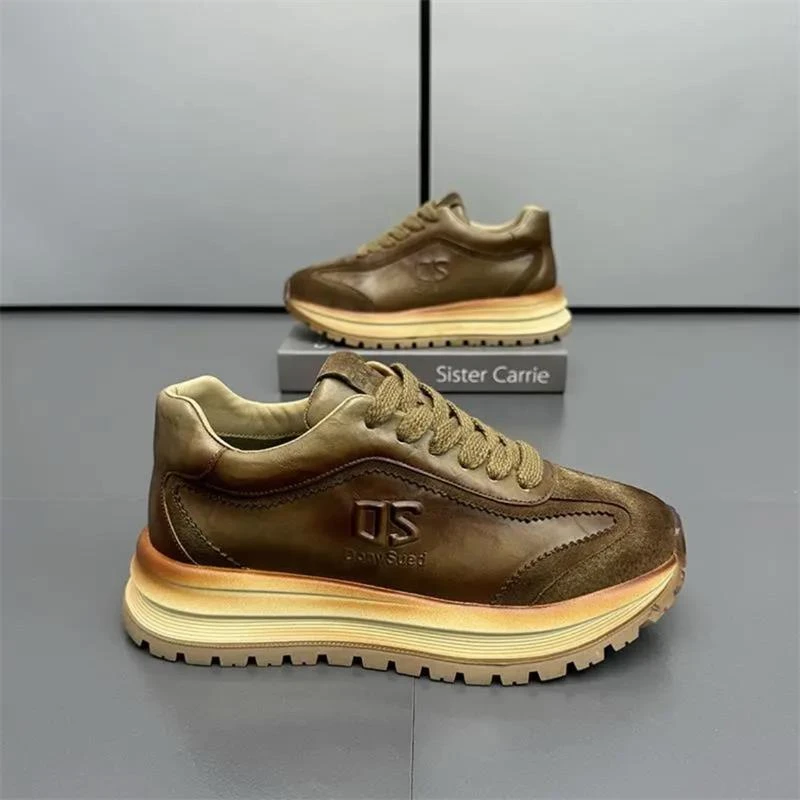 秋季网红新款复古百搭潮流休闲男鞋低帮舒适防滑轻奢简约运动鞋