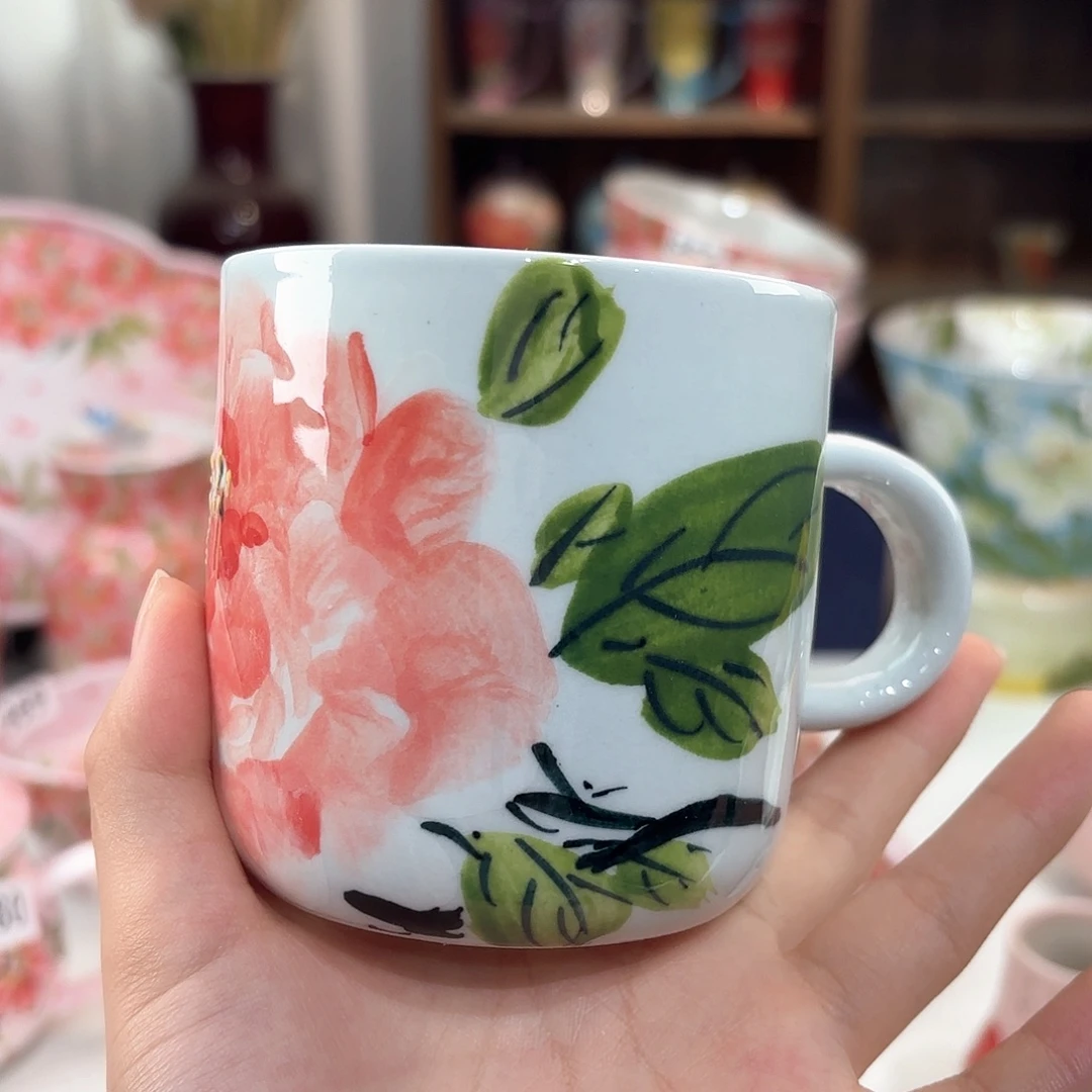 景德镇手绘高温釉下彩陶瓷茶具