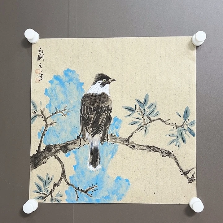 国画刘元乙---手绘原创