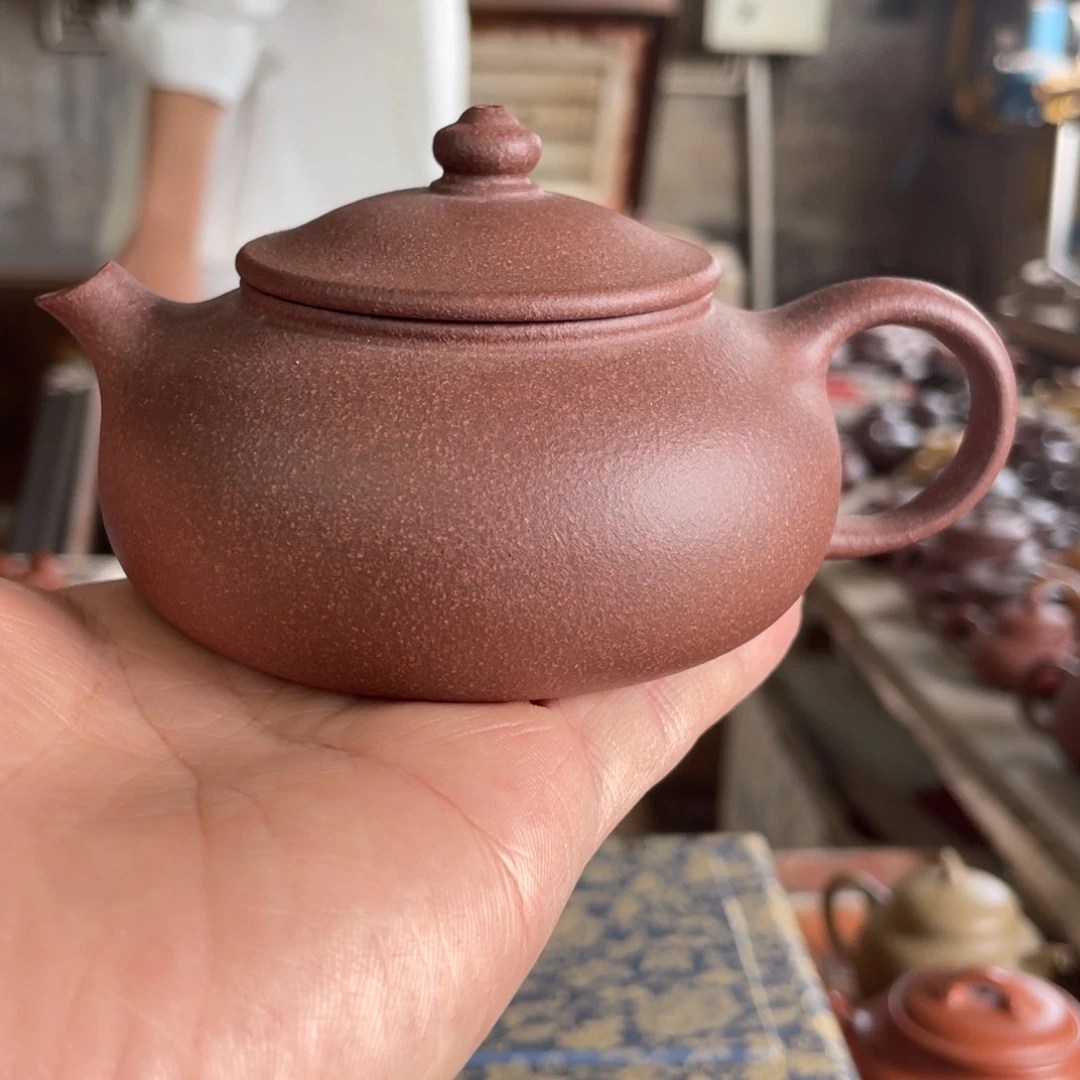 茶壶紫砂LD。 底槽清。 寒江。 150CC