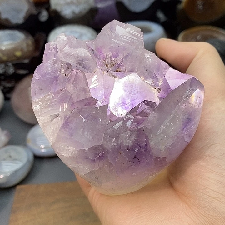 紫晶摆件未镶嵌紫晶