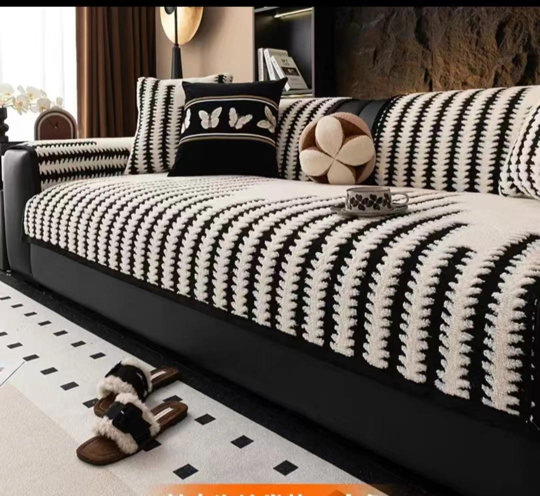 加厚保暖防滑沙发垫四季通用高级感沙发套罩