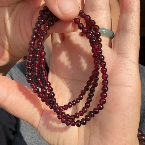 石榴石手链未镶嵌