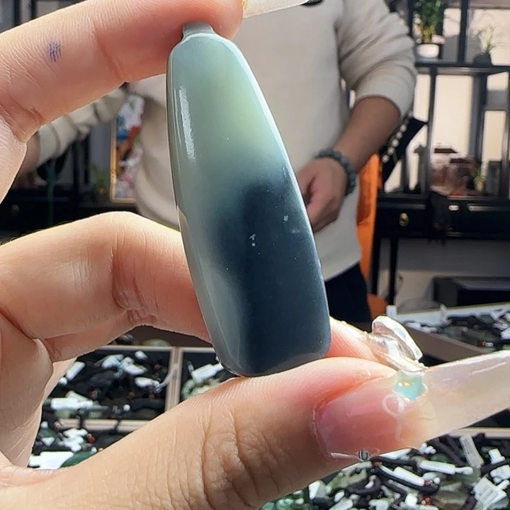 和田玉未镶嵌吊坠(不含链)无事牌