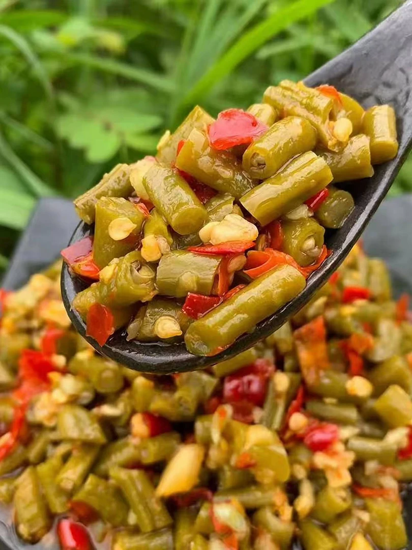 湖南纯手工老坛酸豆角