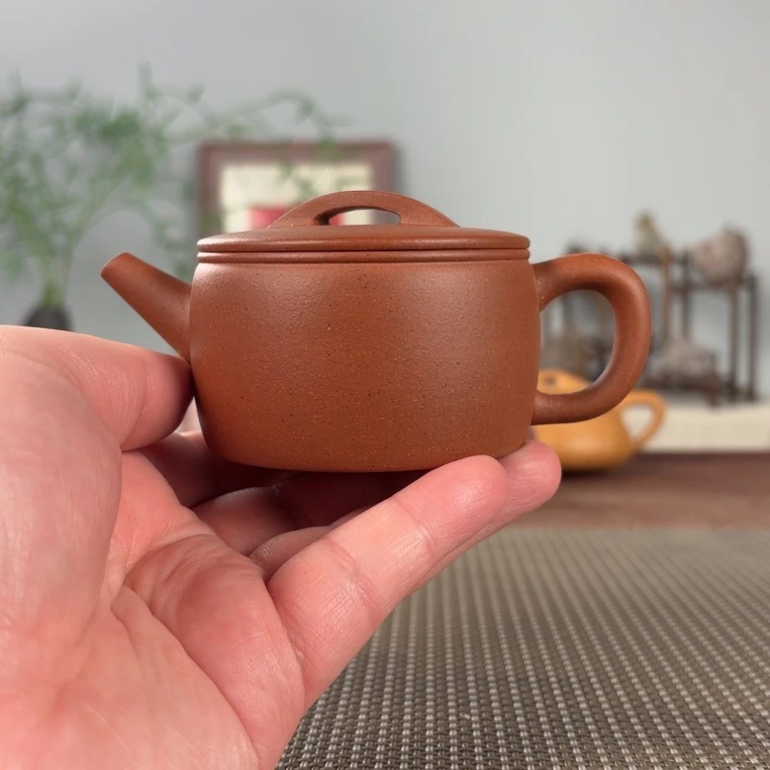 紫砂茶壶黄龙山原矿紫砂壶150