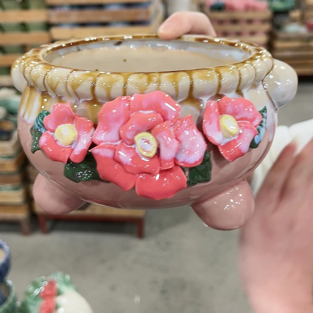 【闪购商品】陶瓷陶瓷多肉植物花盆