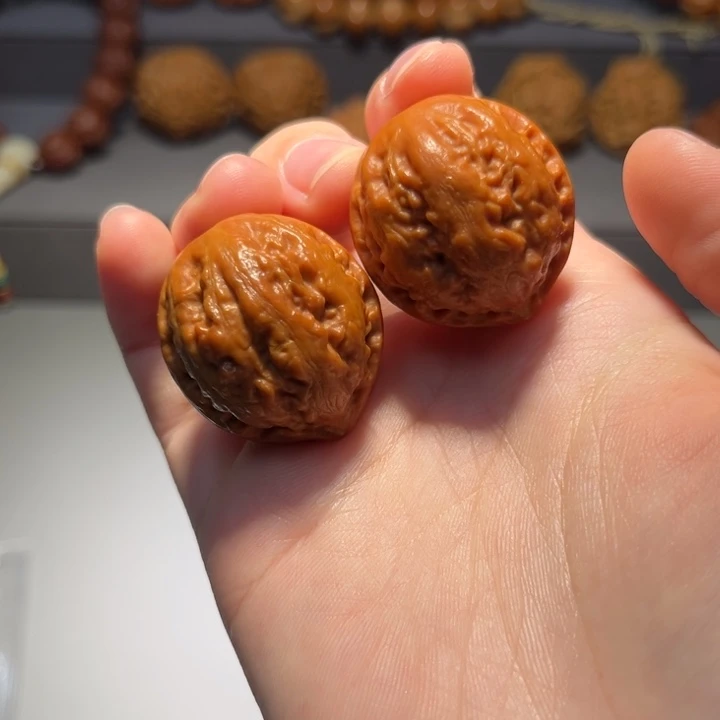 把件文玩核桃蜡皮球844