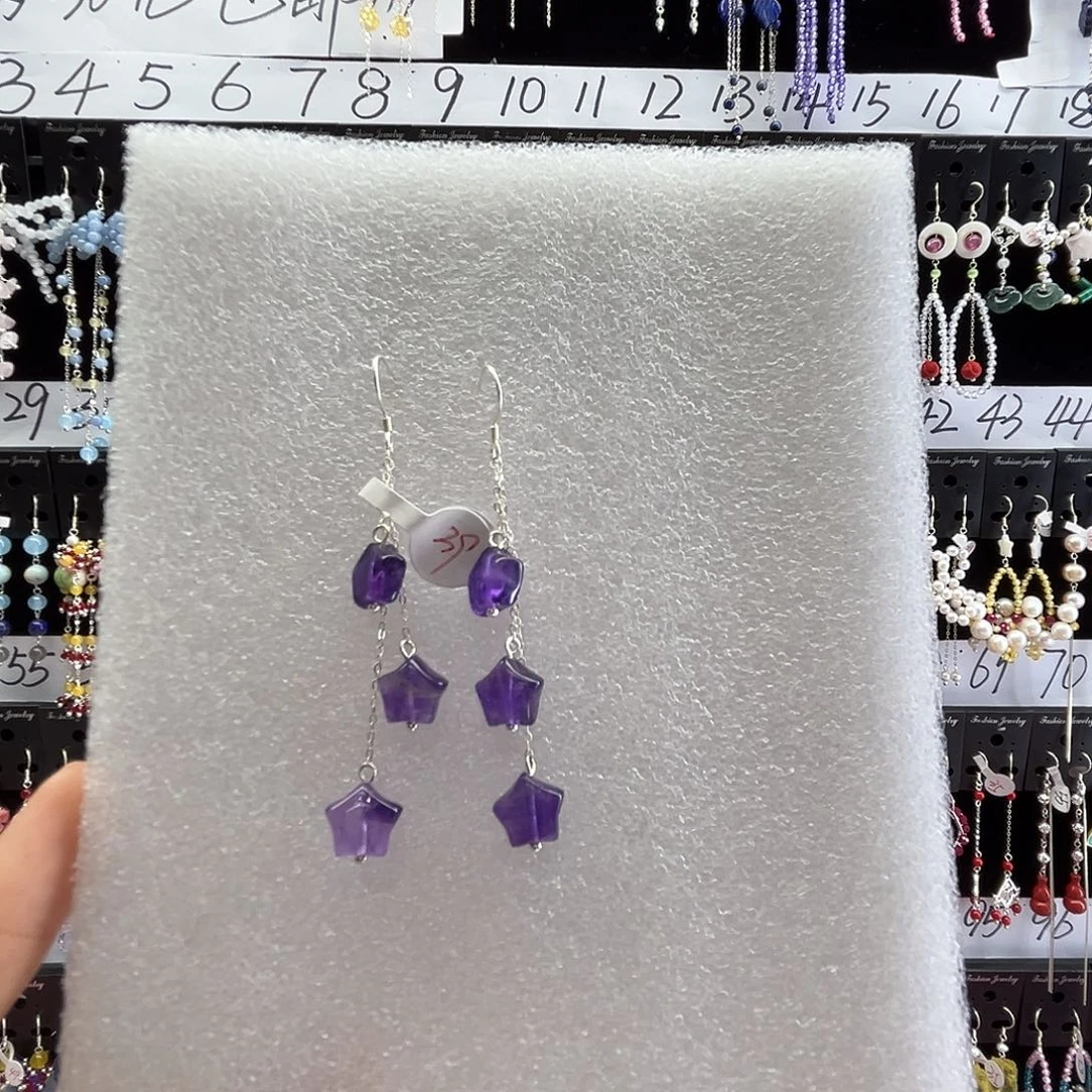 925银无博雅手作S925纯银耳饰