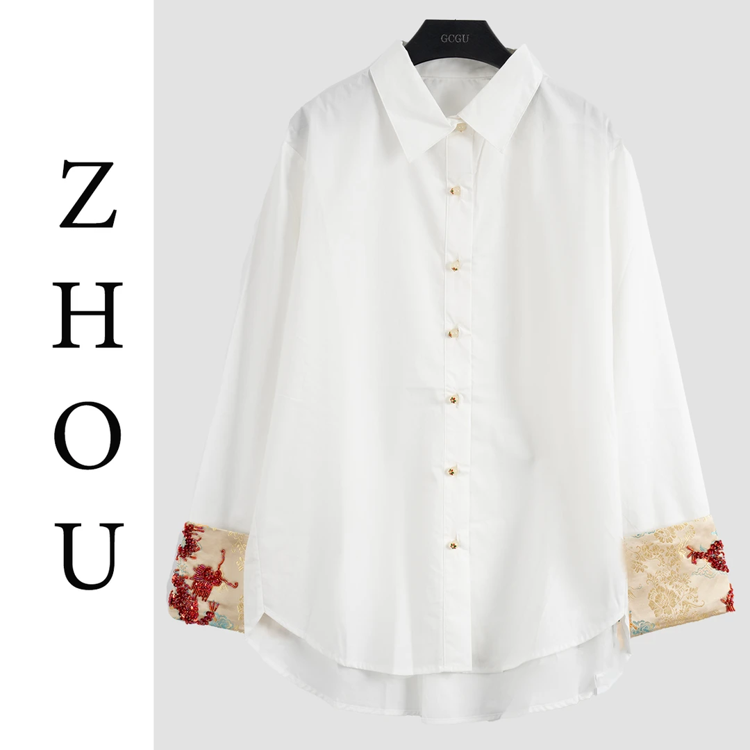 白色设计感小众轻奢上衣-20026