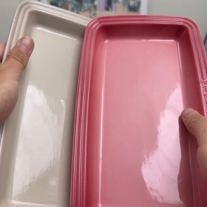 福利微瑕2个长鱼盘