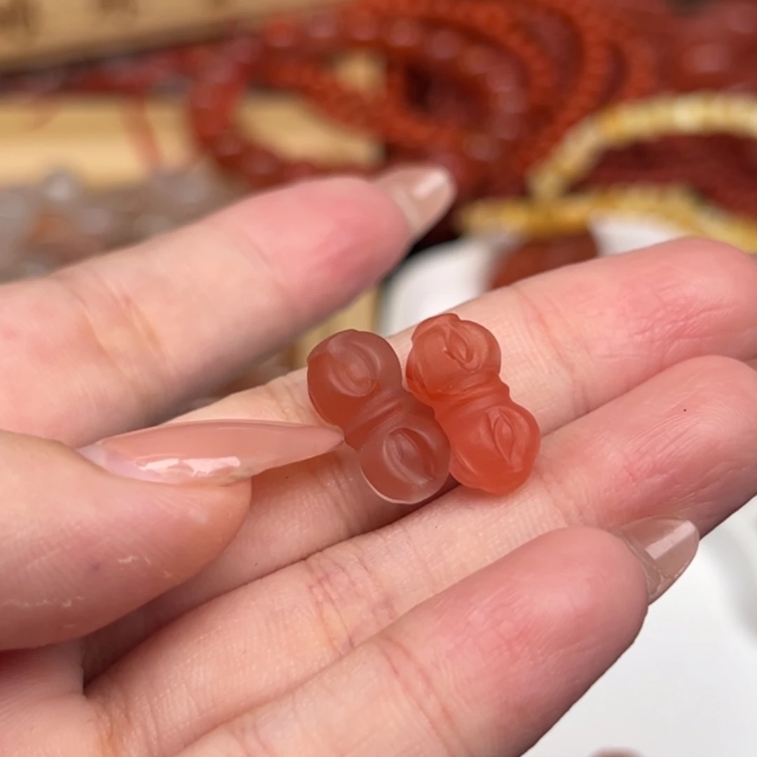 南红玛瑙未镶嵌吊坠(不含链)