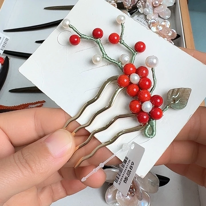 未镶嵌淡水珍珠发饰