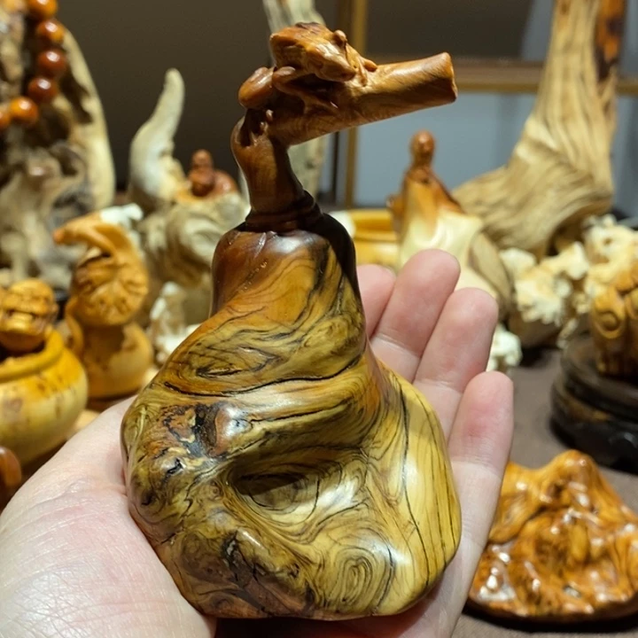 柏木（崖柏）好运连连呱呱来财