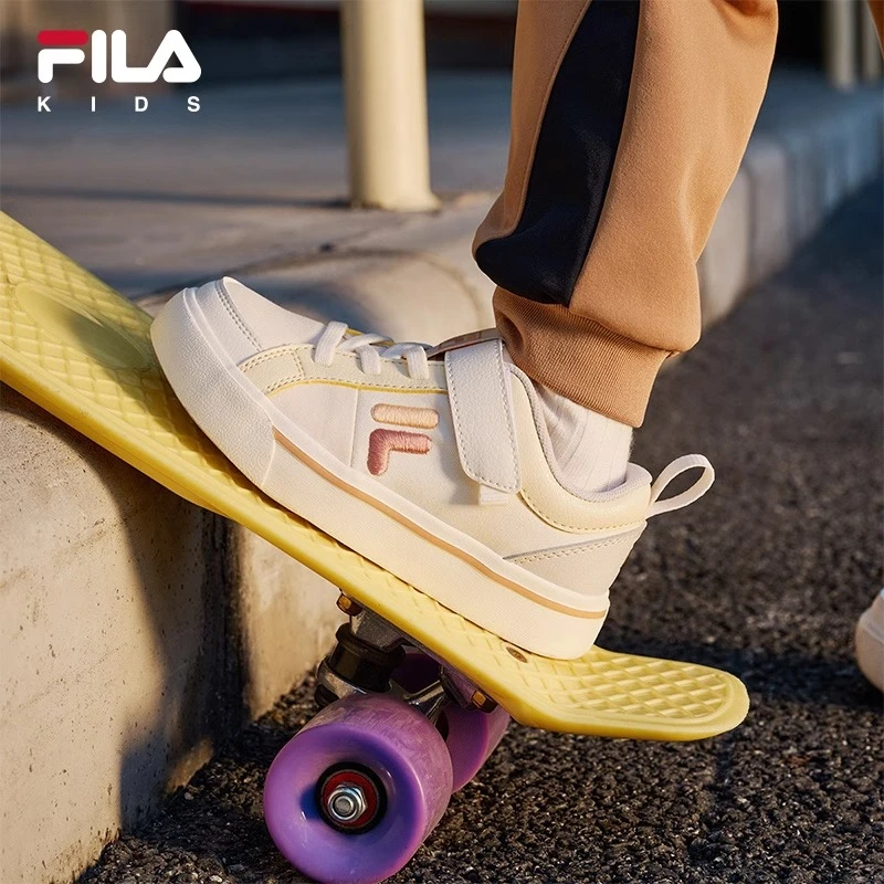 【斐乐儿童】2025年春季宝宝时尚运动舒适儿童经典板鞋K54B421301Q