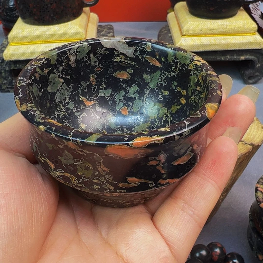 梅花玉竹节杯茶周边微瑕