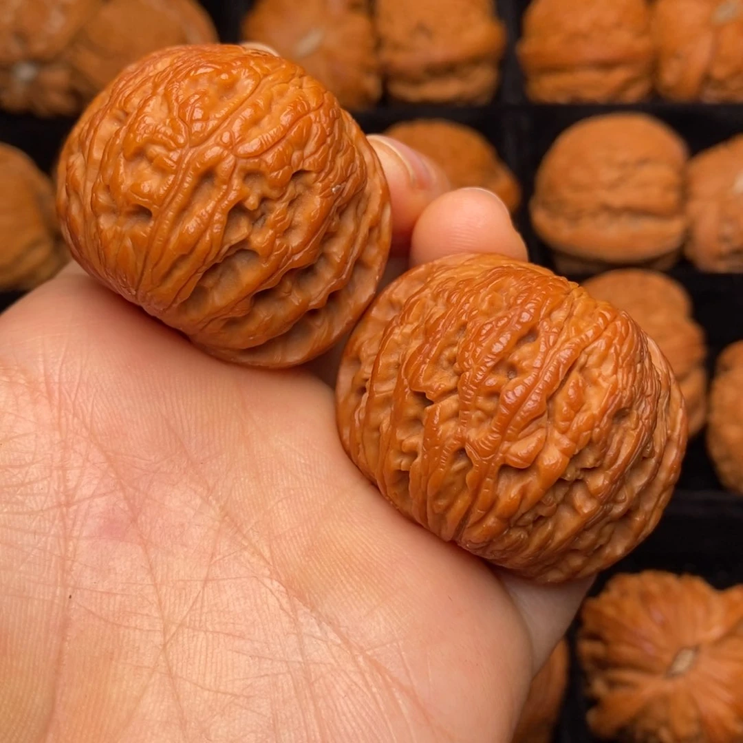 文玩核桃把件秦岭野生核桃