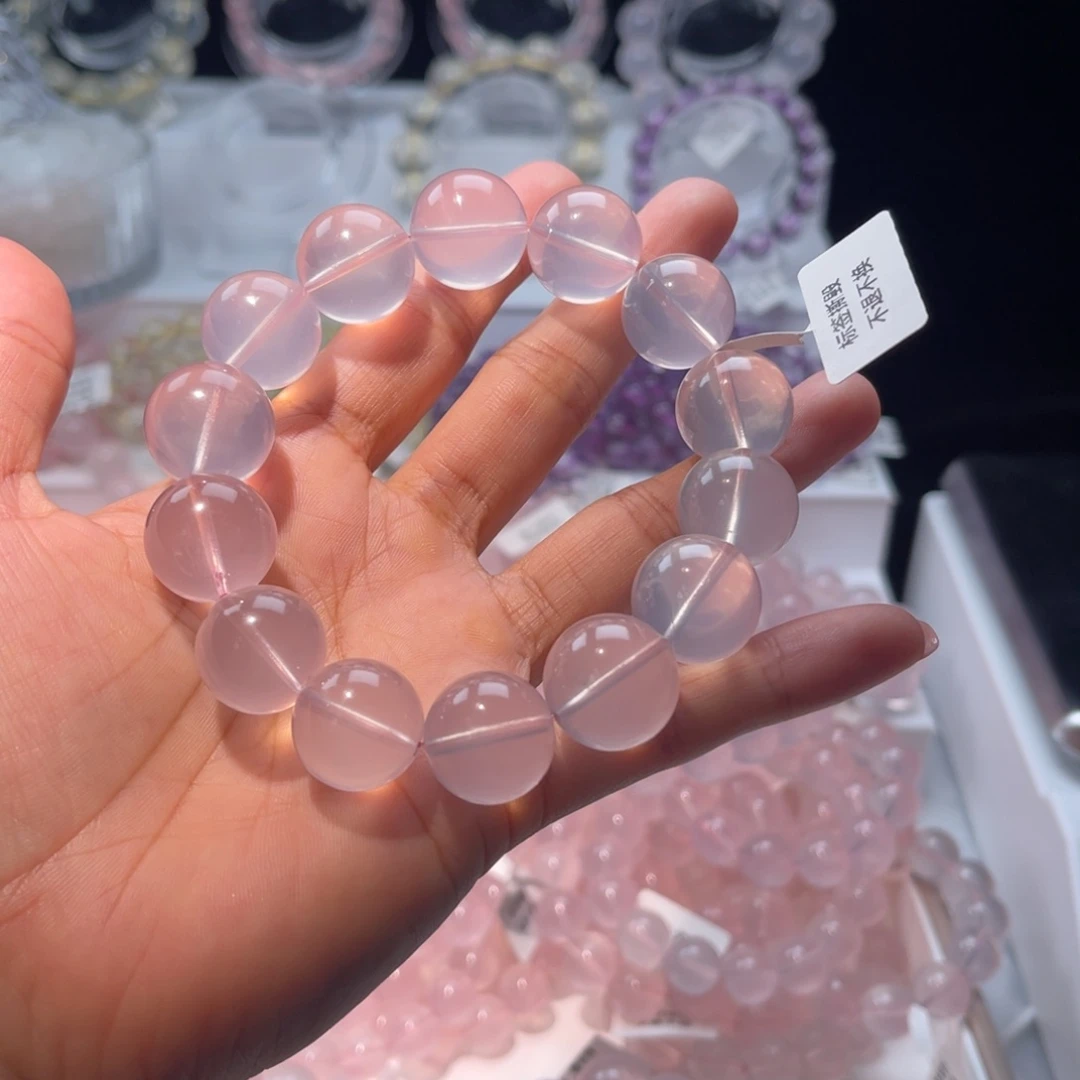 水晶手链未镶嵌粉水晶
