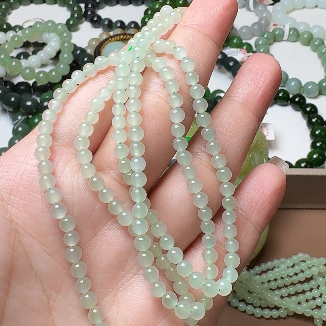 和田玉未镶嵌手链4