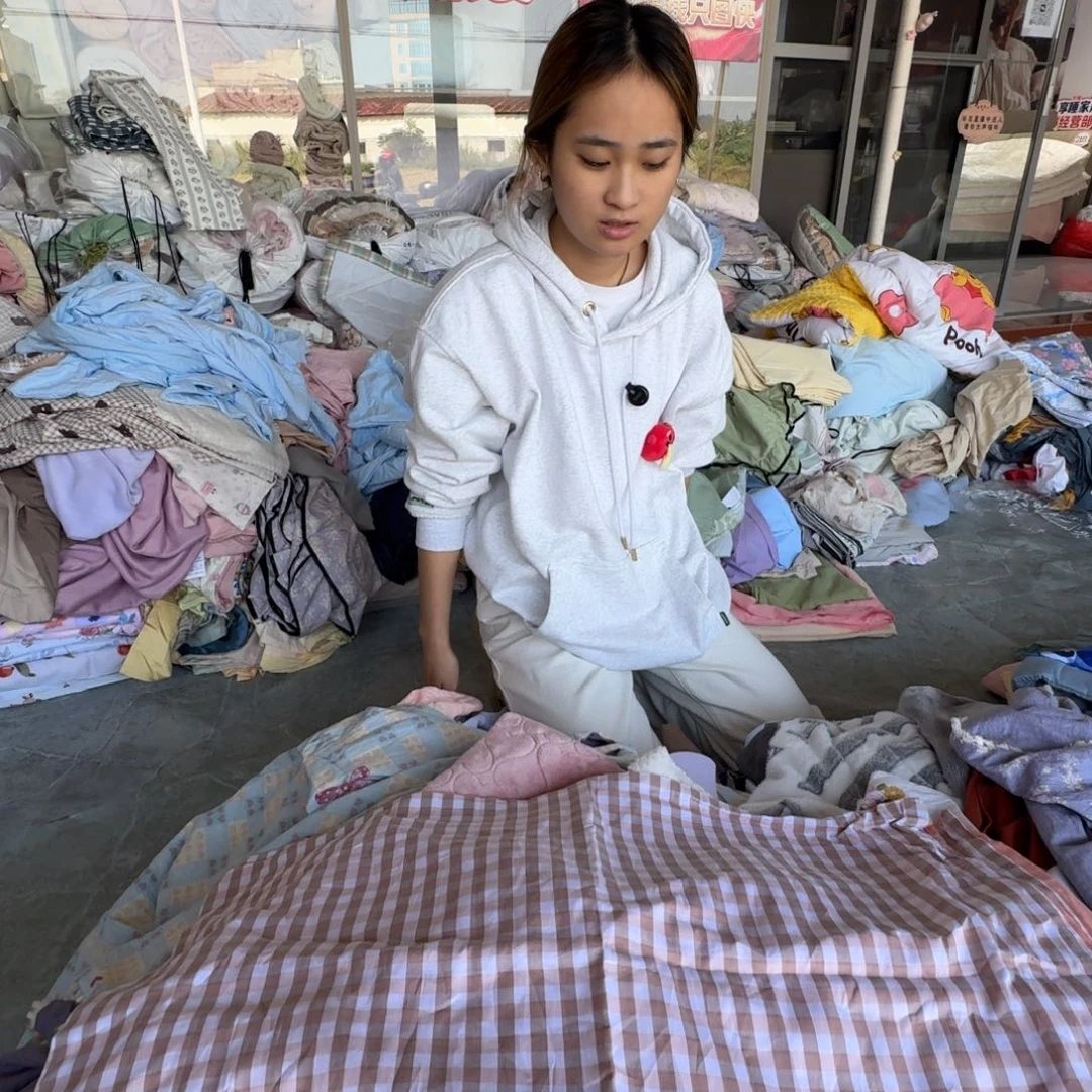 原驼毛羊羔毛枕套一对