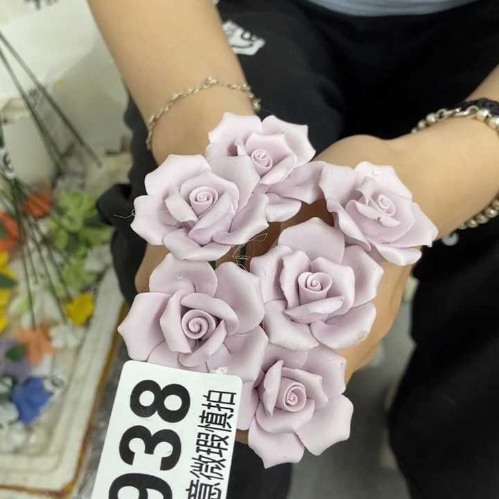 杯手工制作陶瓷花