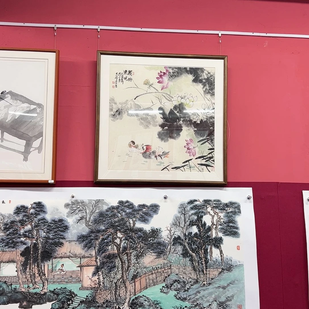 国画成**愿李川浦画家作品不带框