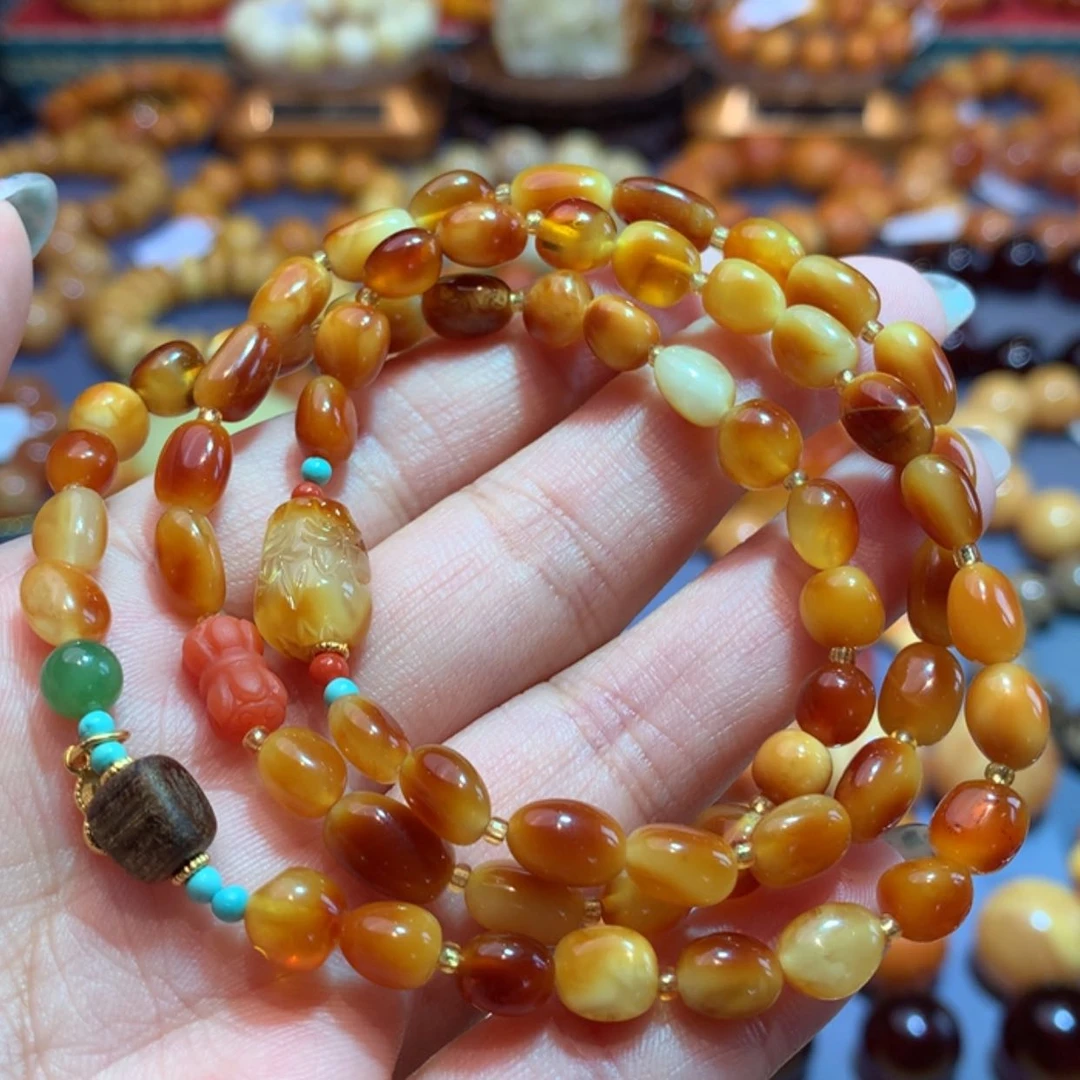 【闪购商品】未镶嵌蜜蜡手链蜜蜡手链