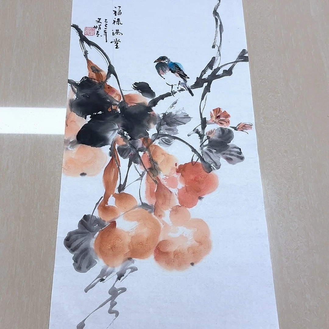 国画国画作品展。国画