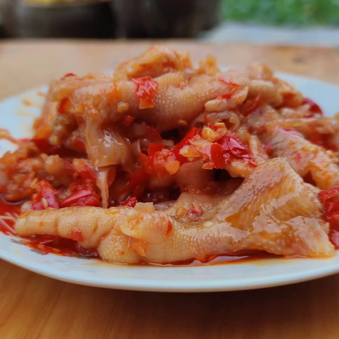 贵州风味儿无骨鸡爪零食开袋即食送手套250克X2袋