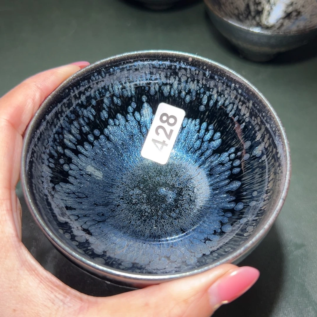 牛***儿茶盏全手工原矿原釉建盏