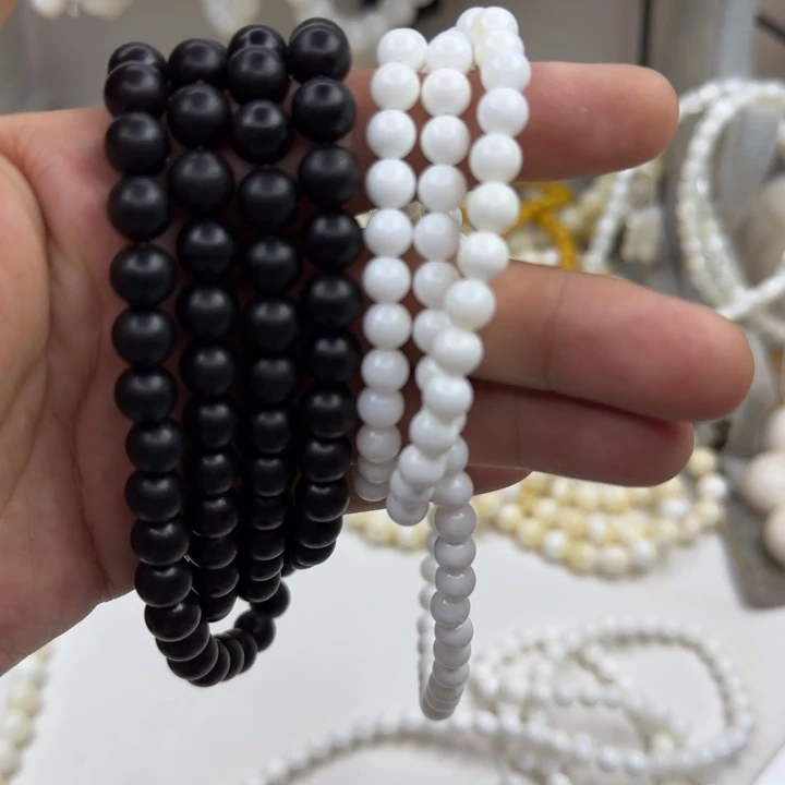 东非黑黄檀（紫光檀）手串/手链白0.6脖挂