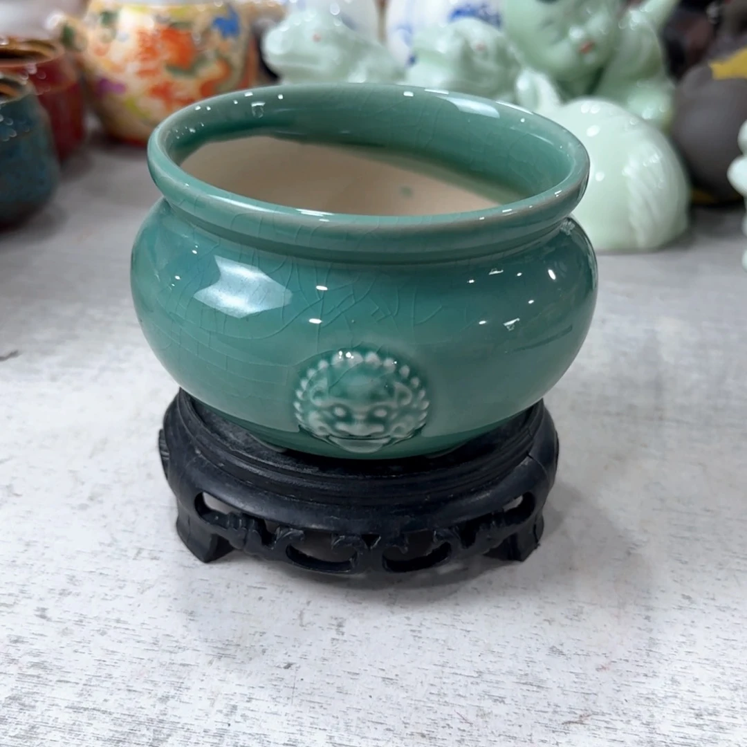 口径  9/7陶瓷绿植多肉微瑕花盆