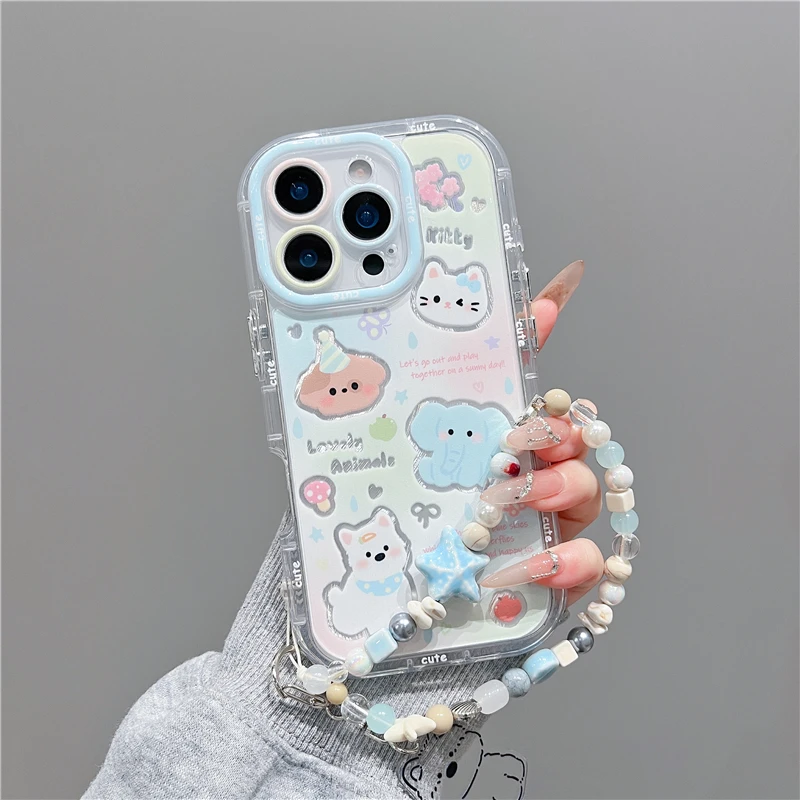 羽纱奶油壳适用苹果16/iPhone/华为荣耀/OPPO/VIVO/小米/手机壳潮