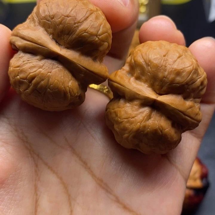 文玩核桃把件39尺帝王筋元宝