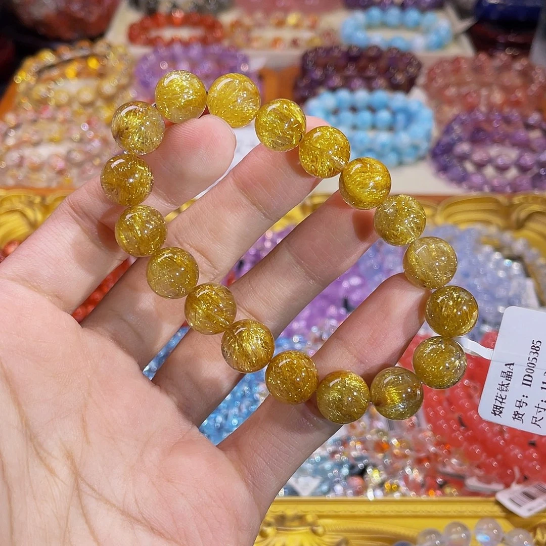 水晶未镶嵌手链烟花钛晶11.3