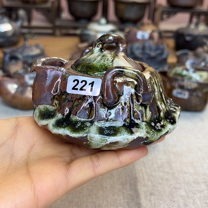 裸柴烧陶瓷手工茶器