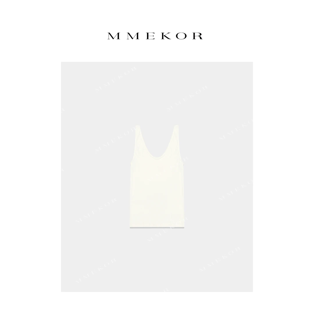MMEKOR “冰氧背心” 2024春夏新款艺术先锋修身上衣 86888