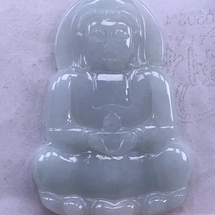 颈饰未镶嵌翡翠观音