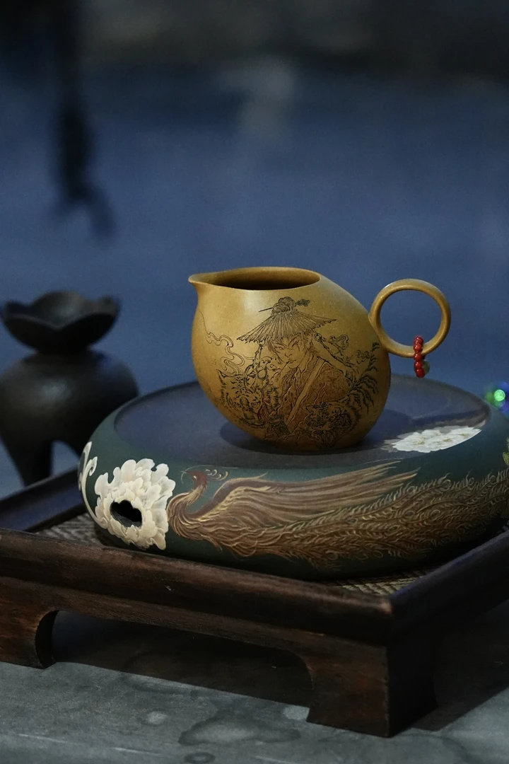 紫砂杂件 紫砂公道杯