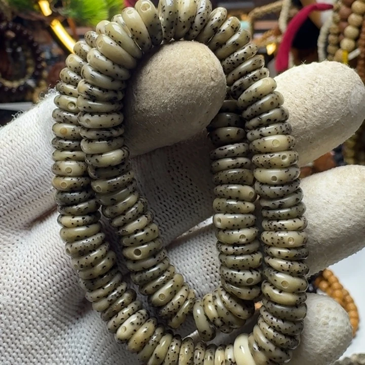 手串星月菩提11号车尺寸9石玉盘缠108