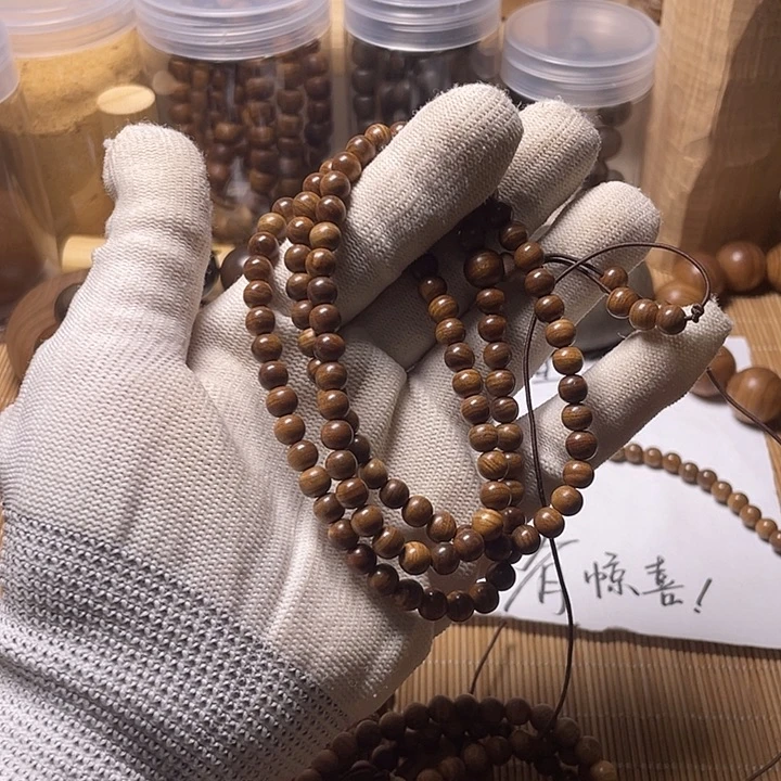 檀香木老山檀香0.6/108横纹虎皮沉