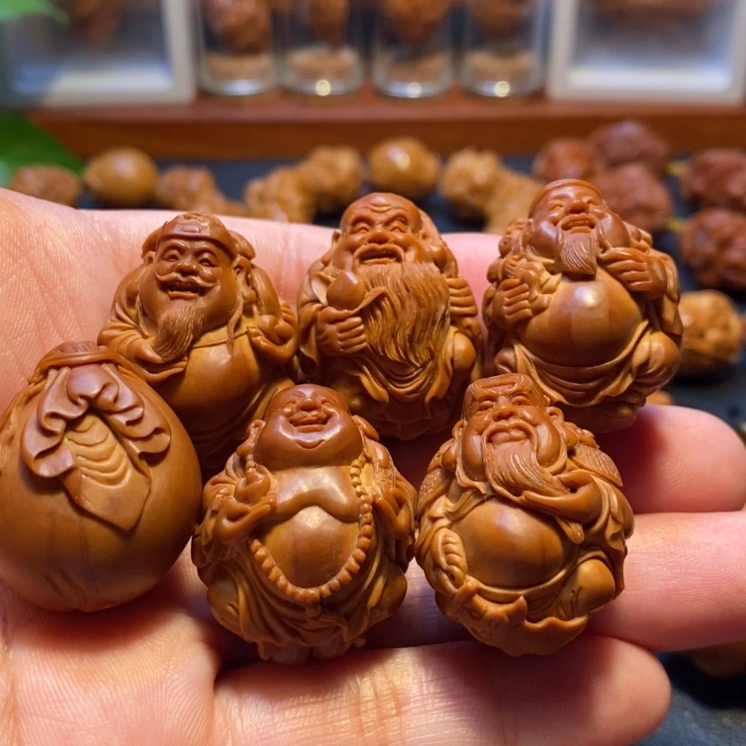 【闪购商品】橄榄核手串/手链苏工名家2.6顶级油核五福临门一口价