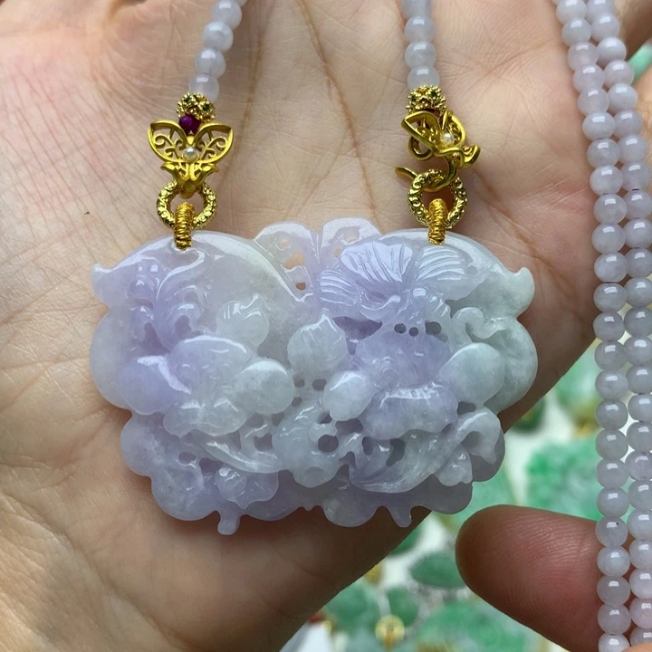 颈饰未镶嵌翡翠翡翠