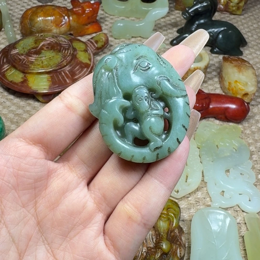 吊坠白玉菩提挂件