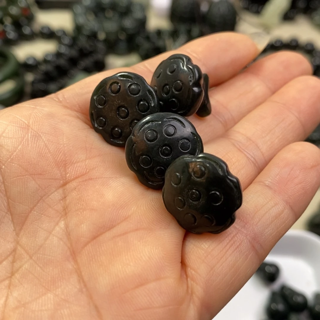 未镶嵌手链和田玉和田青玉莲蓬