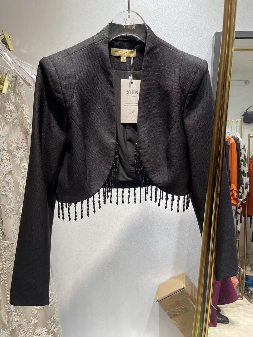 11581秋季新款女装气质高级感小香风短款西装外套